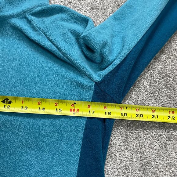 Columbia Jacket Womens Small Blue 1/4 Zip High Neck Fleece Pullover Outdoor - Picture 8 of 12
